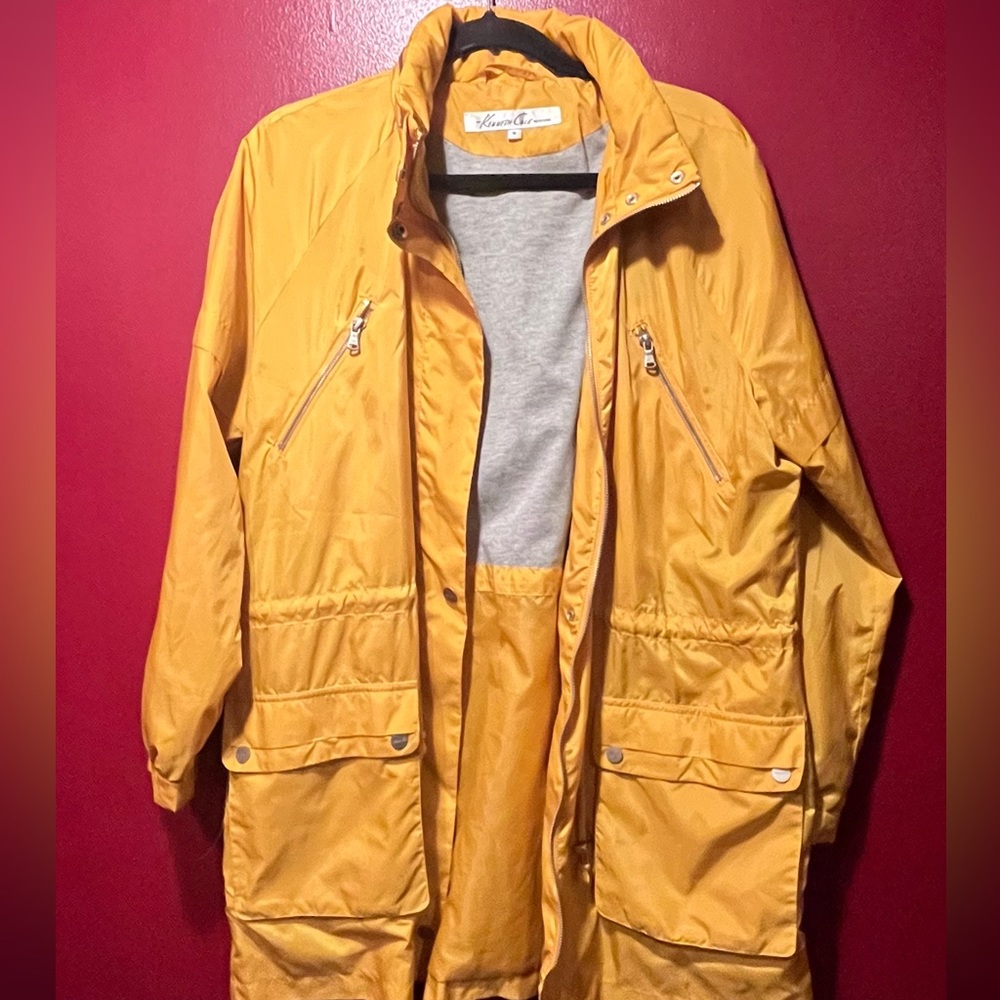 Yellow Kenneth Cole New York Zip Up Jacket